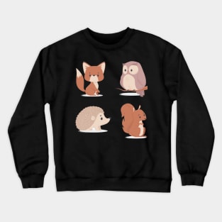 Cute Forest Animals Pack Crewneck Sweatshirt